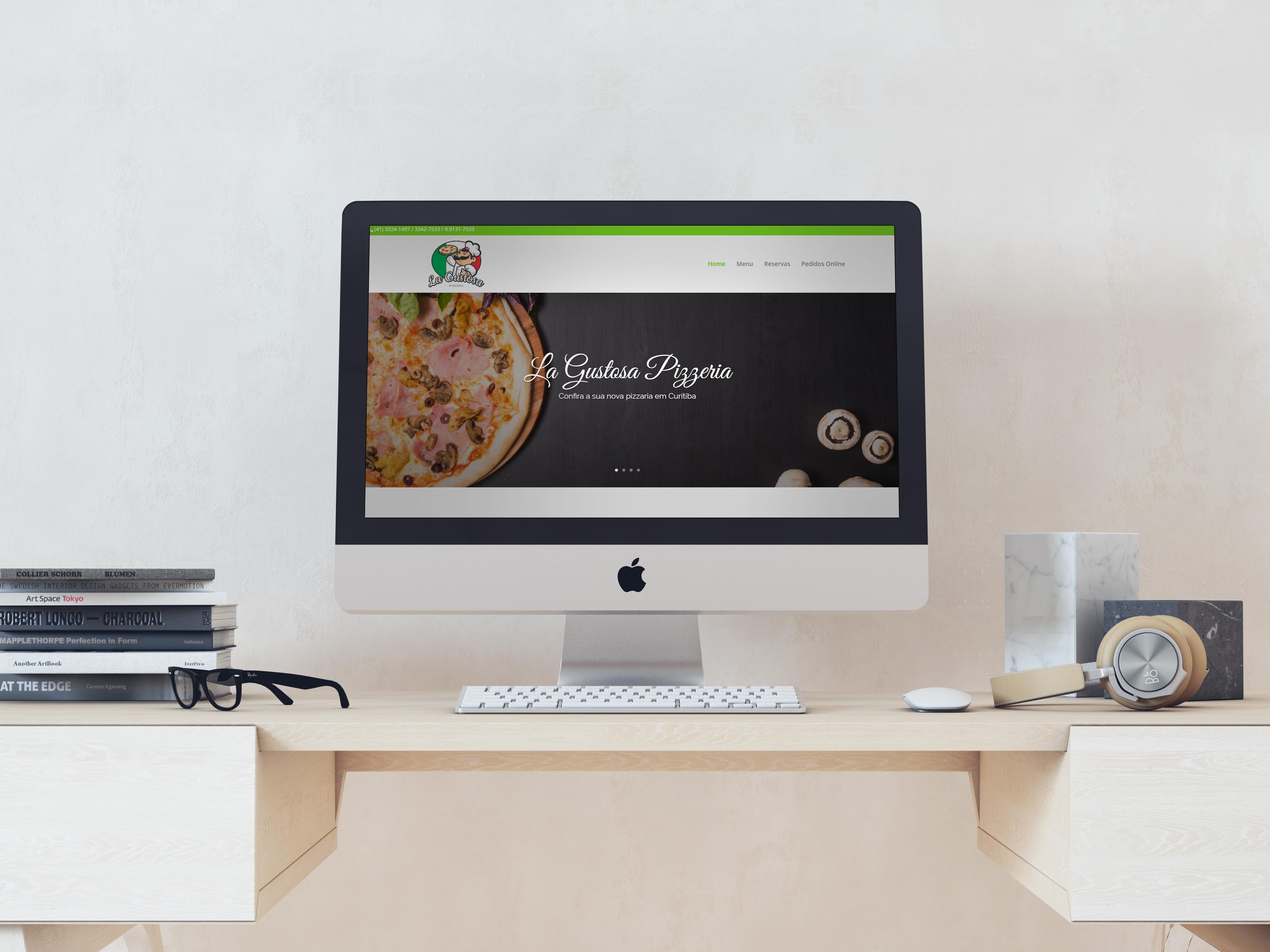 Desenvolvimento de site para La Gustosa Pizzeria